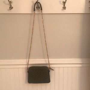 Francesca’s army green small purse